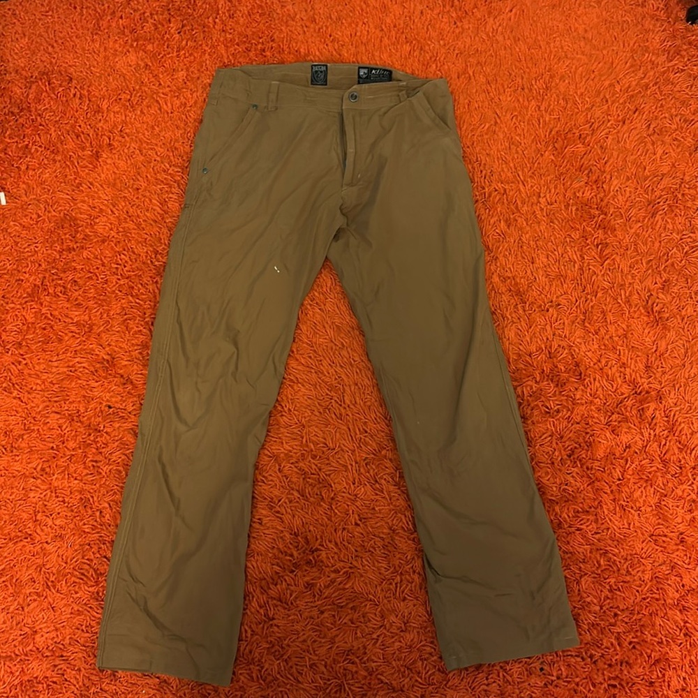 KUhl 65% cotton 35% nylon outdoor pants 34x34